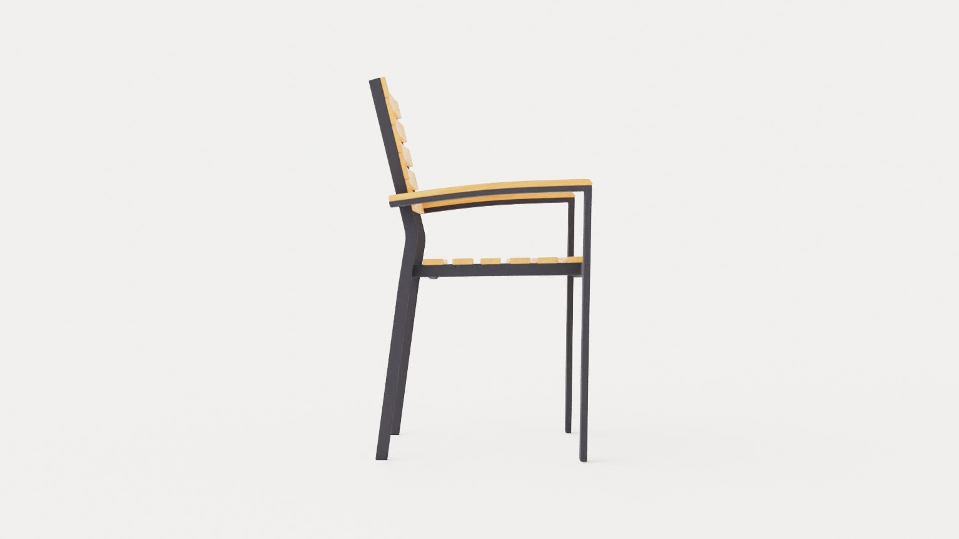 Bay Stacking Chair 3D Model - TurboSquid 2241855