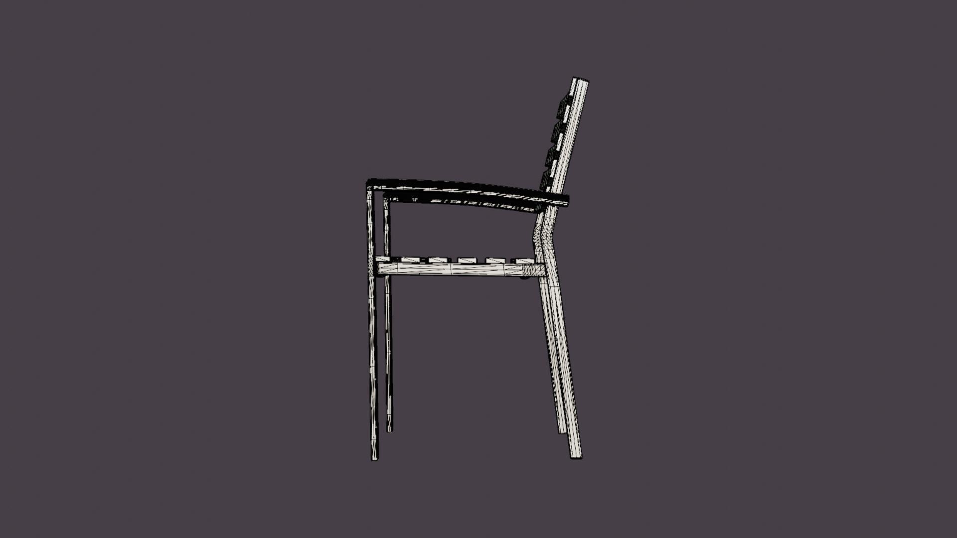 Bay Stacking Chair 3D Model - TurboSquid 2241855