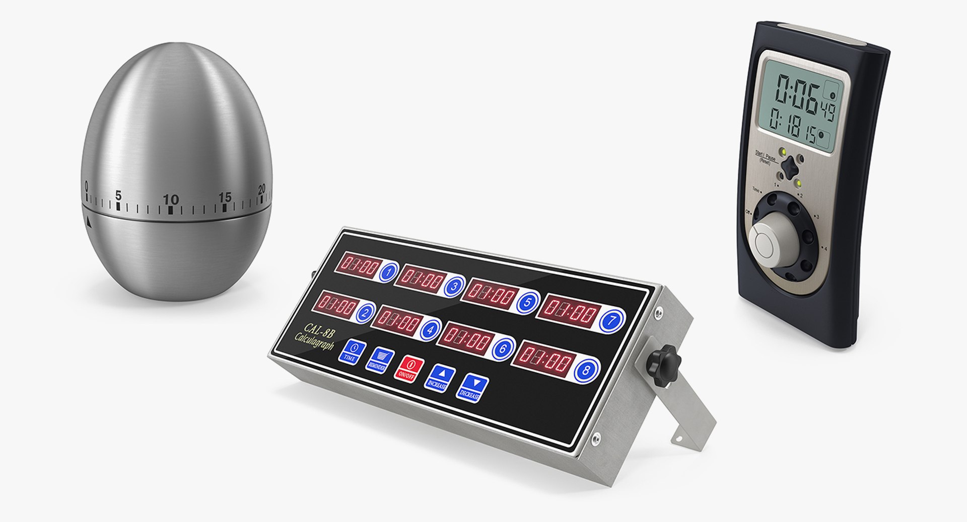 Kitchen timers time model - TurboSquid 1599052