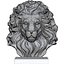 Lion Head Sculpture for 3d Printer