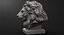 Lion Head Sculpture for 3d Printer