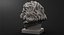 Lion Head Sculpture for 3d Printer