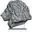 Lion Head Sculpture for 3d Printer