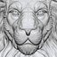 Lion Head Sculpture for 3d Printer