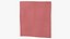 Kitchen Cloth Red 3D model