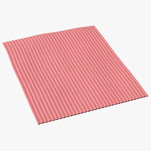 Kitchen Cloth Red 3D model