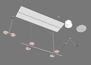 Ceiling Lighting Set model