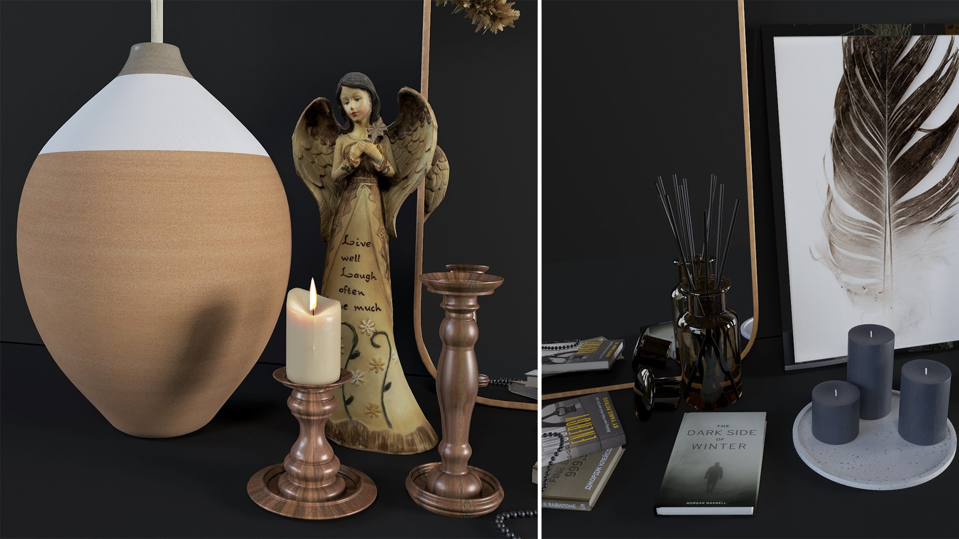 Decorative Set 02 Model - TurboSquid 1905295