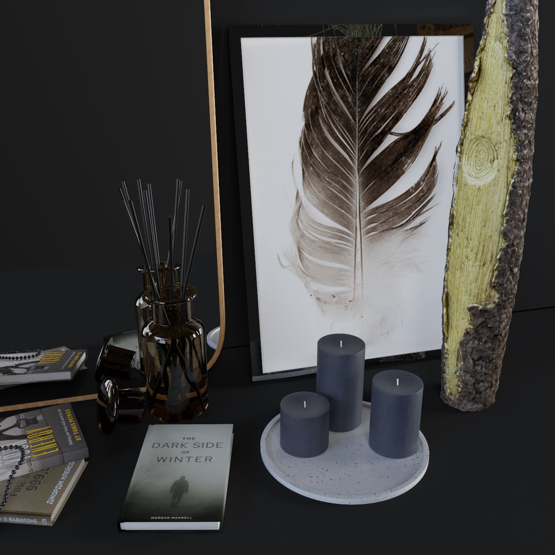 Decorative Set 02 Model - TurboSquid 1905295