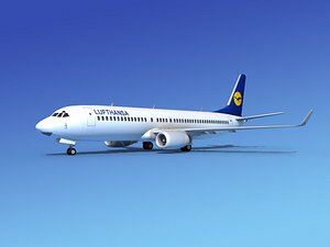 3d model boeing 737-800 737