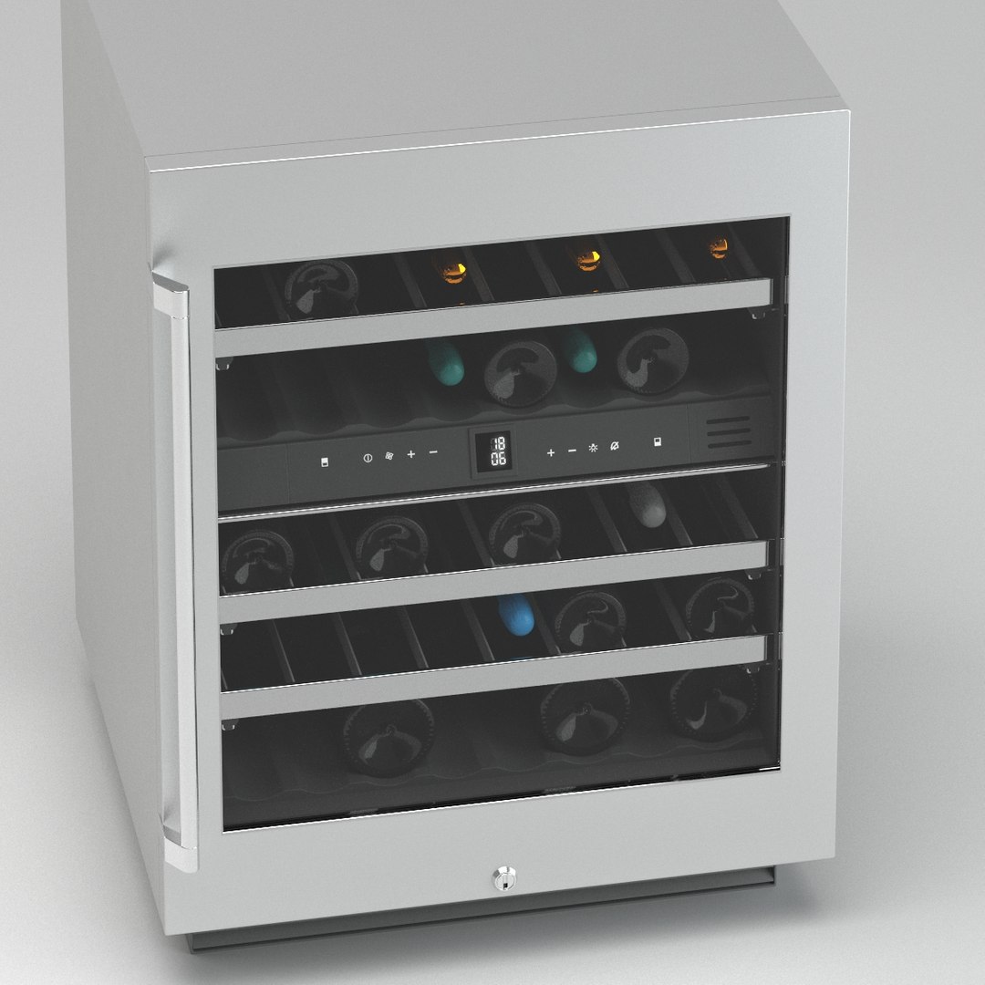 Gaggenau Wine Storage 3D Model TurboSquid 1499206