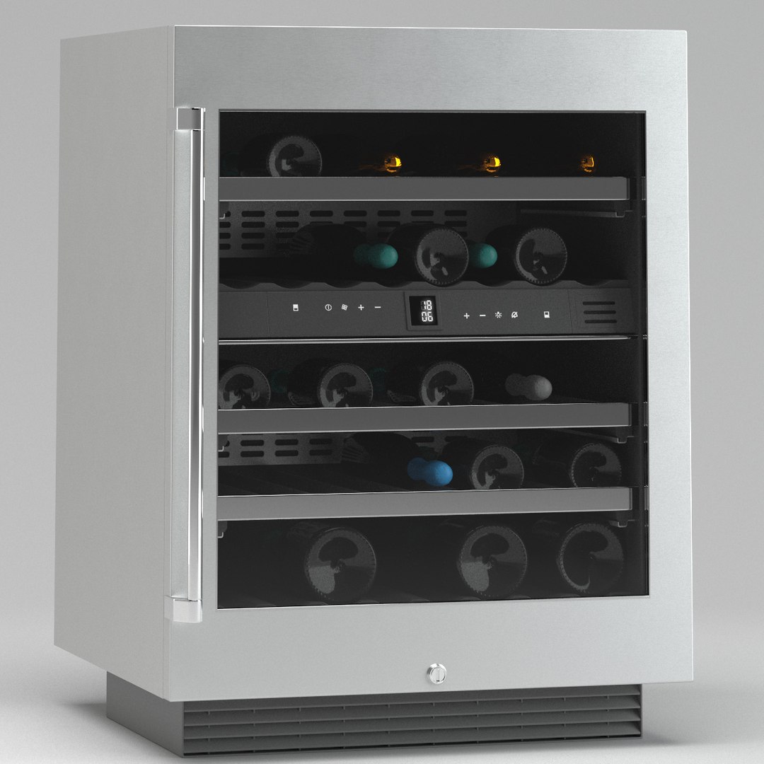 Gaggenau Wine Storage 3D Model TurboSquid 1499206