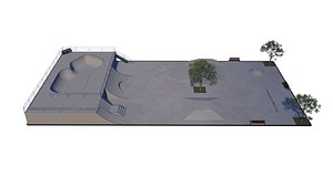 3D skate park