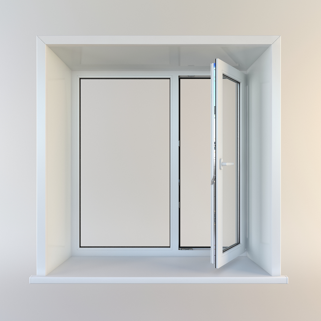 3d Model Window Plastic Pvc
