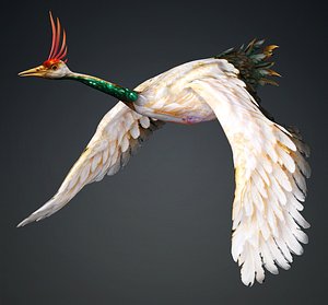 3D model Crane Bird-B1