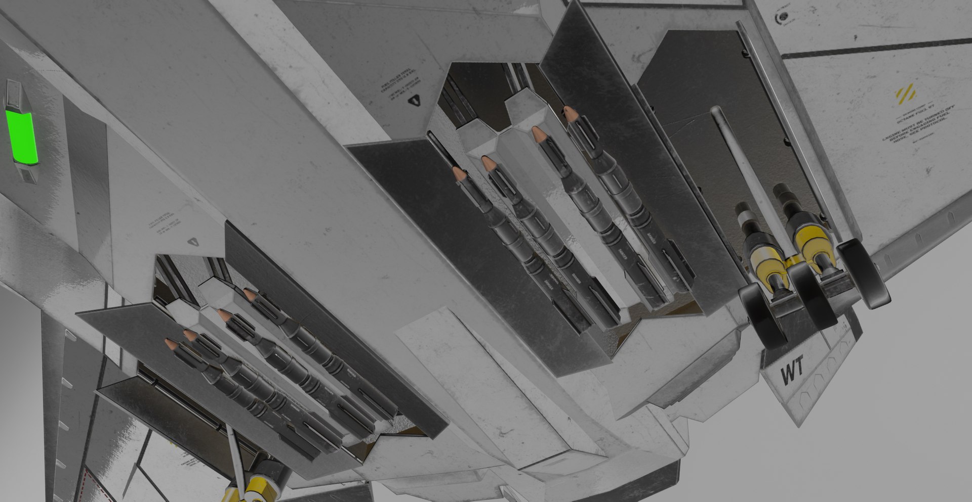 3D Jet Fighter Substance Painter Files Attached 8K Textures Model ...