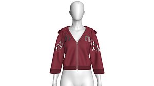 3D Ladies Street Style Hoodie