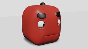 3D model apple tomato