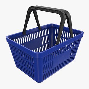Shopping Basket - Blue model