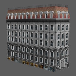 3D model Old Building