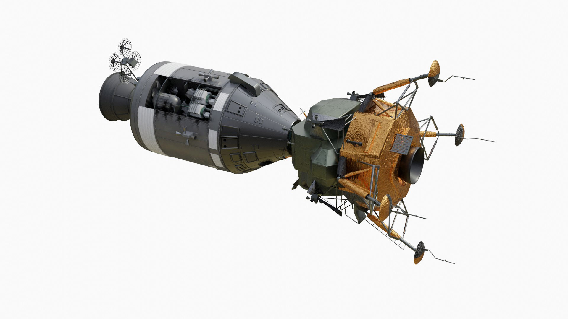 apollo spacecraft apollo 13 model