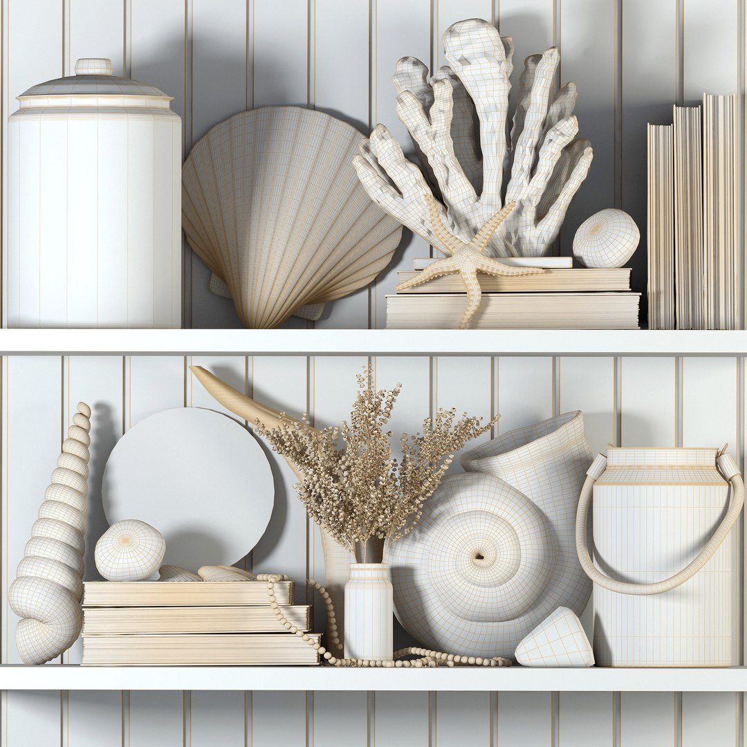 Decorative Set 02 Model - TurboSquid 1995226