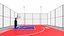 Basketball 3x3 court collection 01