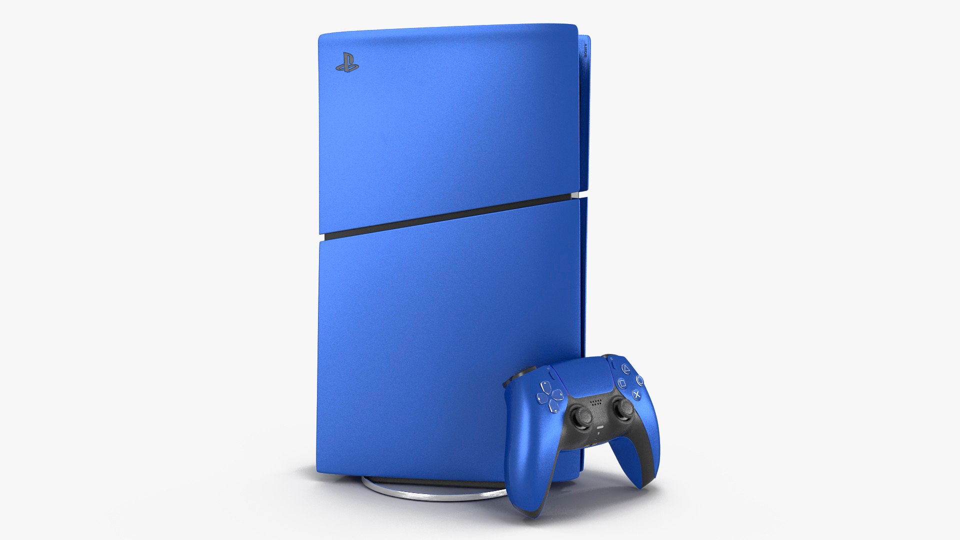 Sony PS5 Digital Console Slim Cobalt Blue(1) 3D model preview