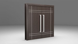 3D model Modern Double Doors