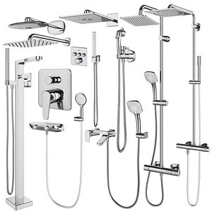 3D Shower systems Grohe and Ideal standard set 146 model
