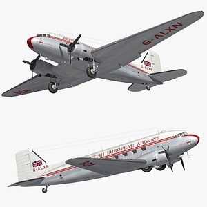 DC3 British Airways Vintage