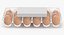 Carton plastique d'oeufs 18 blanc brun étiquette vierge et générique