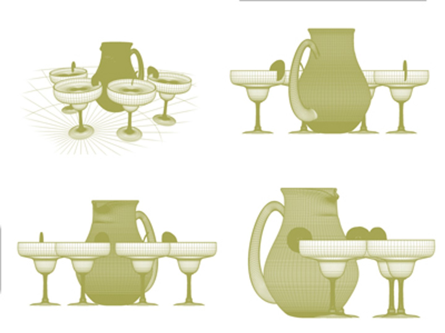 Glass Pitcher Drink 3d Model