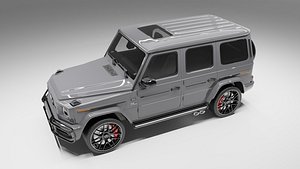 3D MERCEDES BENZ G WAGON MANUFAKTUR GREY