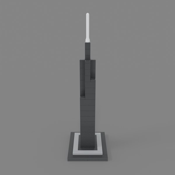 modèle 3D de La tour Lego Willis - 21000 - TurboSquid 1744849