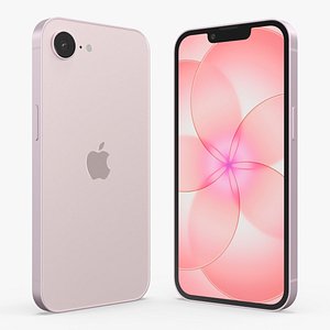 3D Apple iPhone 17e Smartphone model