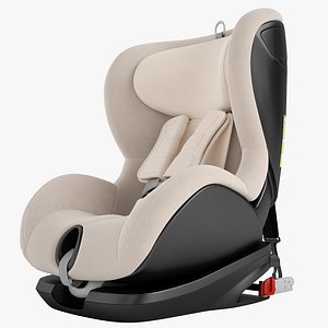 3D children car chair model