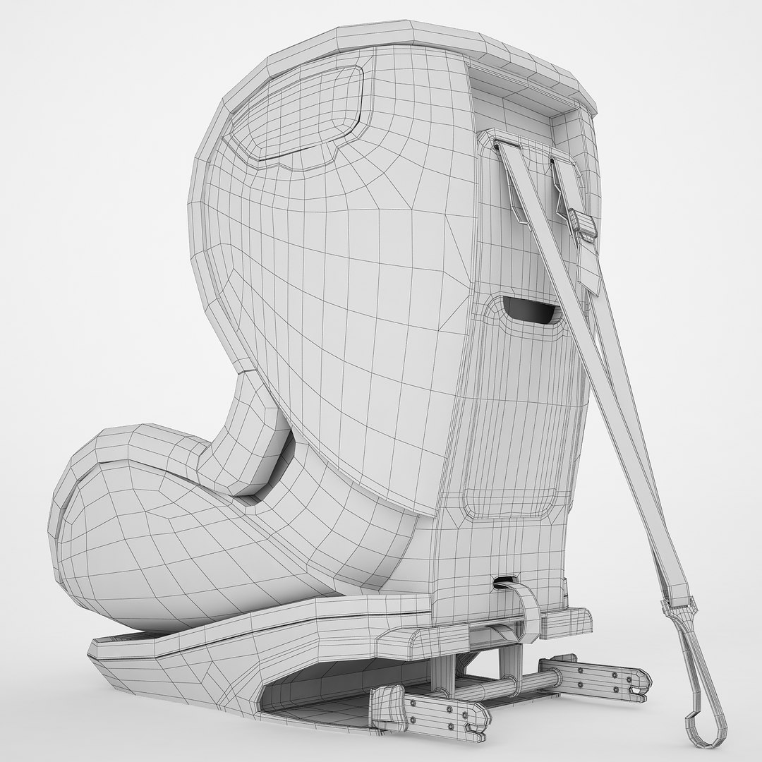 3D children car chair model - TurboSquid 1297521