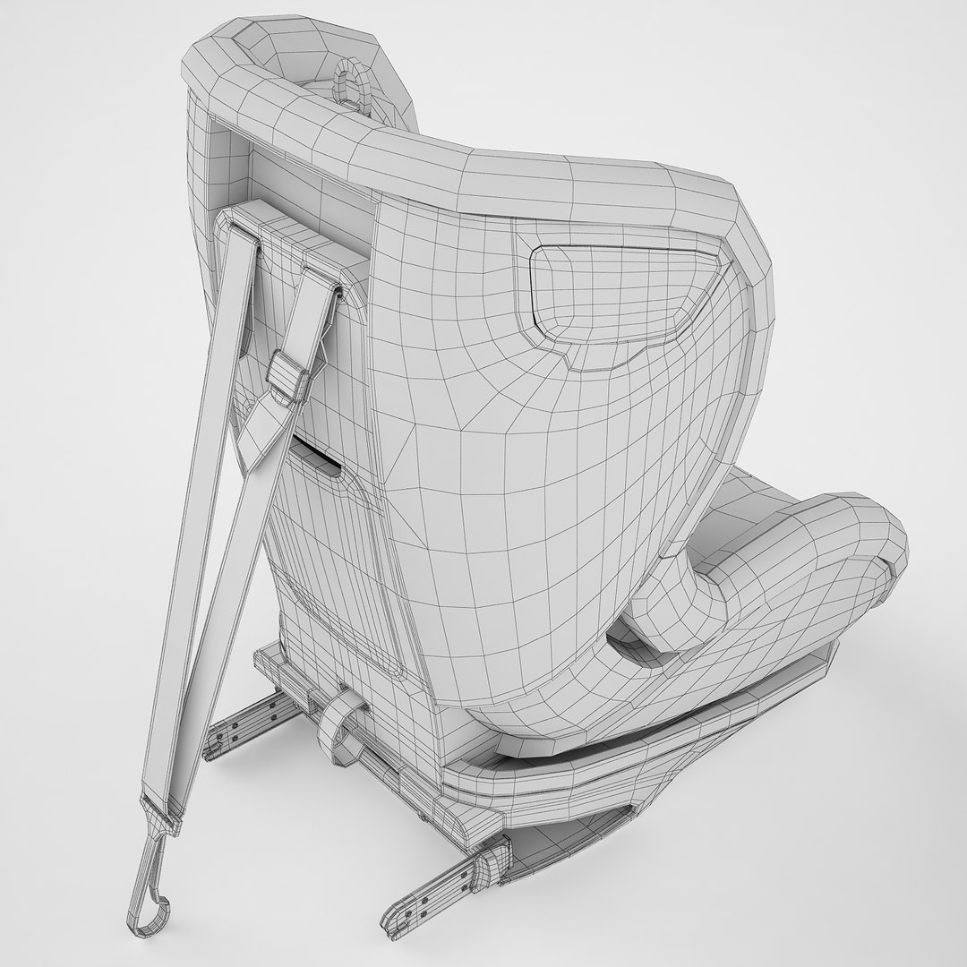 3D children car chair model - TurboSquid 1297521