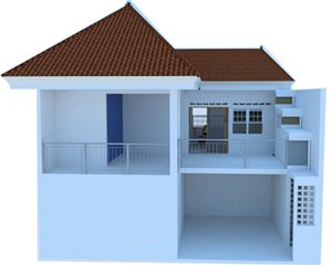 interior architecture 3D model