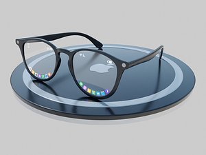 3D APPLE GLASS model