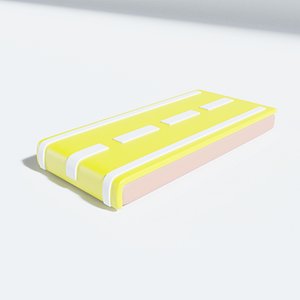 3D model Road Cartoon
