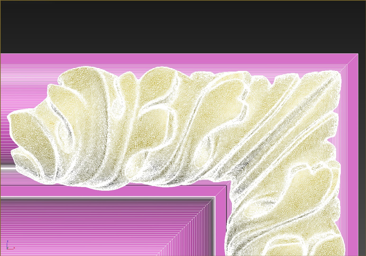3D frame carved elements cnc https://p.turbosquid.com/ts-thumb/bJ/j2UZfi/NNZxsXXO/carvedframewireframe9/jpg/1504171911/1920x1080/fit_q87/d0a94e6b45a412e96d75f34ad56e60b65934d5c2/carvedframewireframe9.jpg