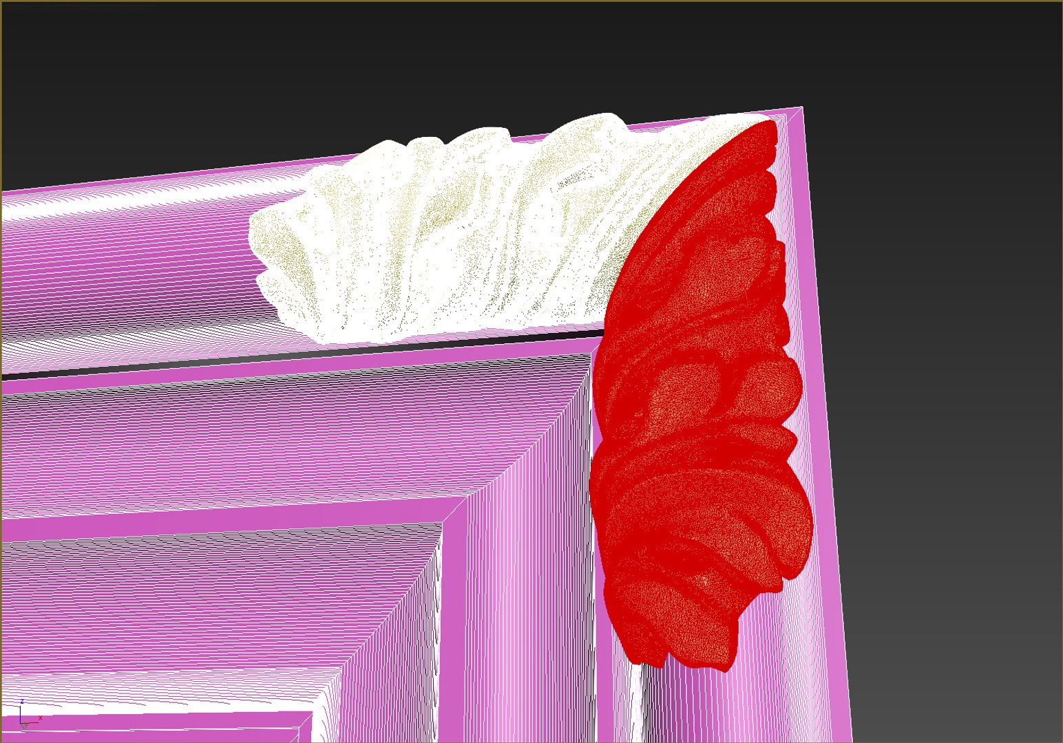 3D frame carved elements cnc https://p.turbosquid.com/ts-thumb/bJ/j2UZfi/Vcmc6bo6/carvedframewireframe12/jpg/1504171911/1920x1080/fit_q87/e8fd684e4b0c2012f3ac948afeb832354bb93024/carvedframewireframe12.jpg