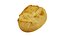 Crusty Round Italian Bread - Extreme Definition 3D Scanned