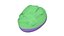 Crusty Round Italian Bread - Extreme Definition 3D Scanned