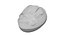 Crusty Round Italian Bread - Extreme Definition 3D Scanned