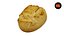 Crusty Round Italian Bread - Extreme Definition 3D Scanned