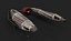 3D Spaceship Fighter Corvette 5 skins