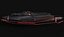 3D Spaceship Fighter Corvette 5 skins